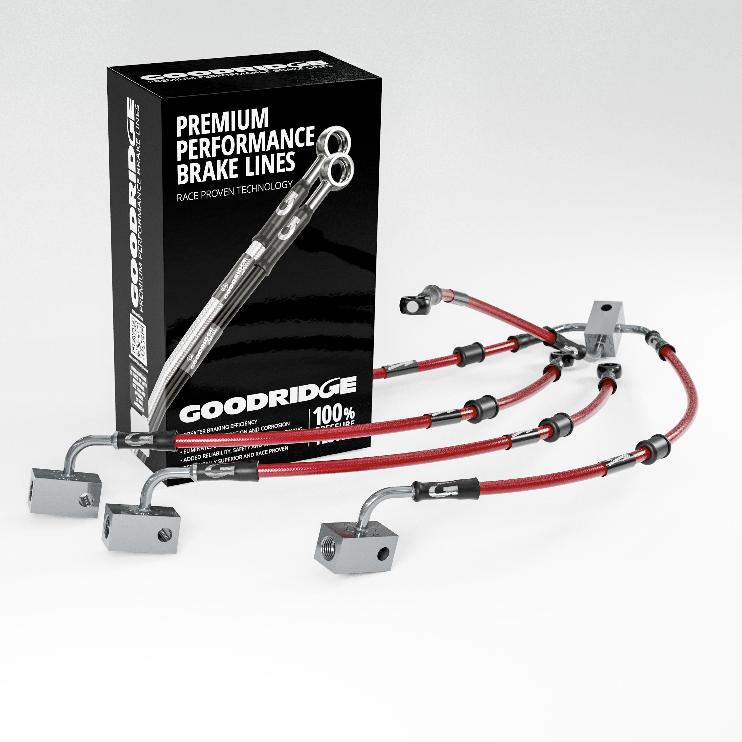 OHA Stainless Steel Braided Rear Brake Line Kit – For Honda CB500S (1997-2002)