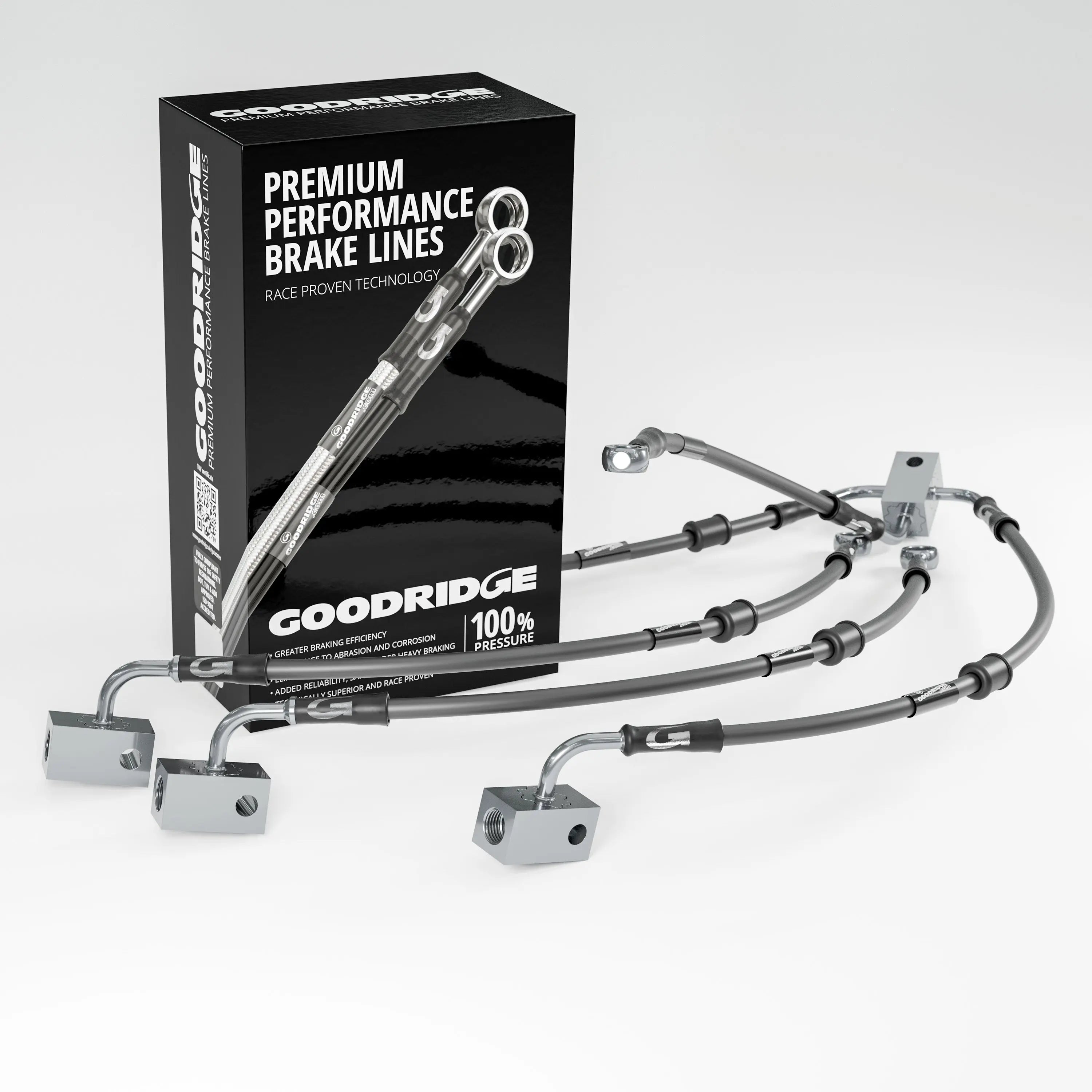 PERFORMANCE BRAKE HOSE KIT FOR YAMAHA FJR1300A ABS 08-16 Yamaha