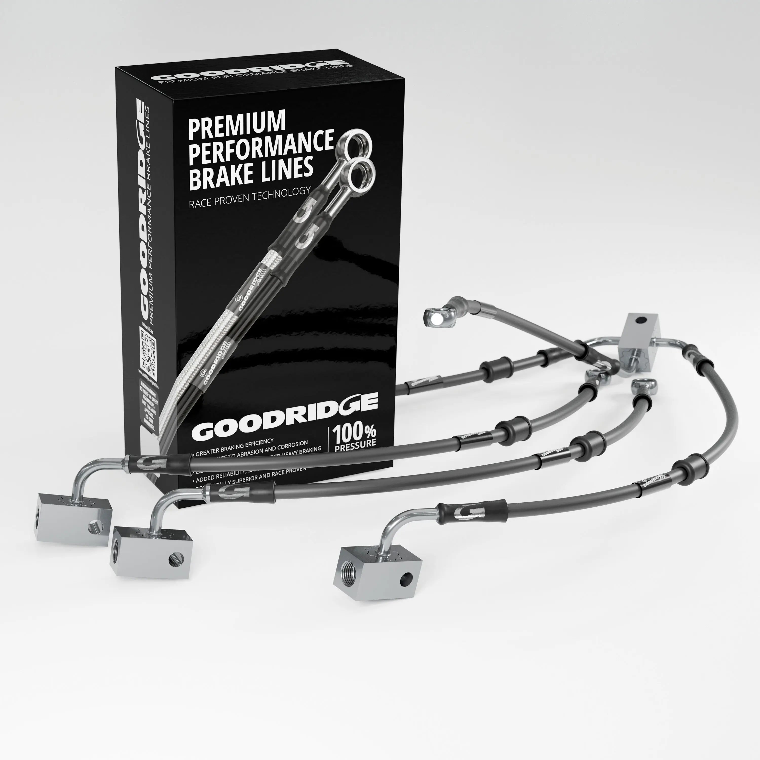 PERFORMANCE BRAKE HOSE KIT FOR YAMAHA FJR1300A ABS 08-16 Yamaha