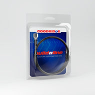 BUILDALINE HOSE - STAINLESS/BLACK - Goodridge