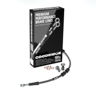 FRONT PERFORMANCE UPPER BRAKE HOSE KIT (M/C-ABS) FOR HARLEY DAVIDSON FLSTF / FLSTFB FAT BOY & FAT BOY SPECIAL (ABS) 15-17 Harley Davidson