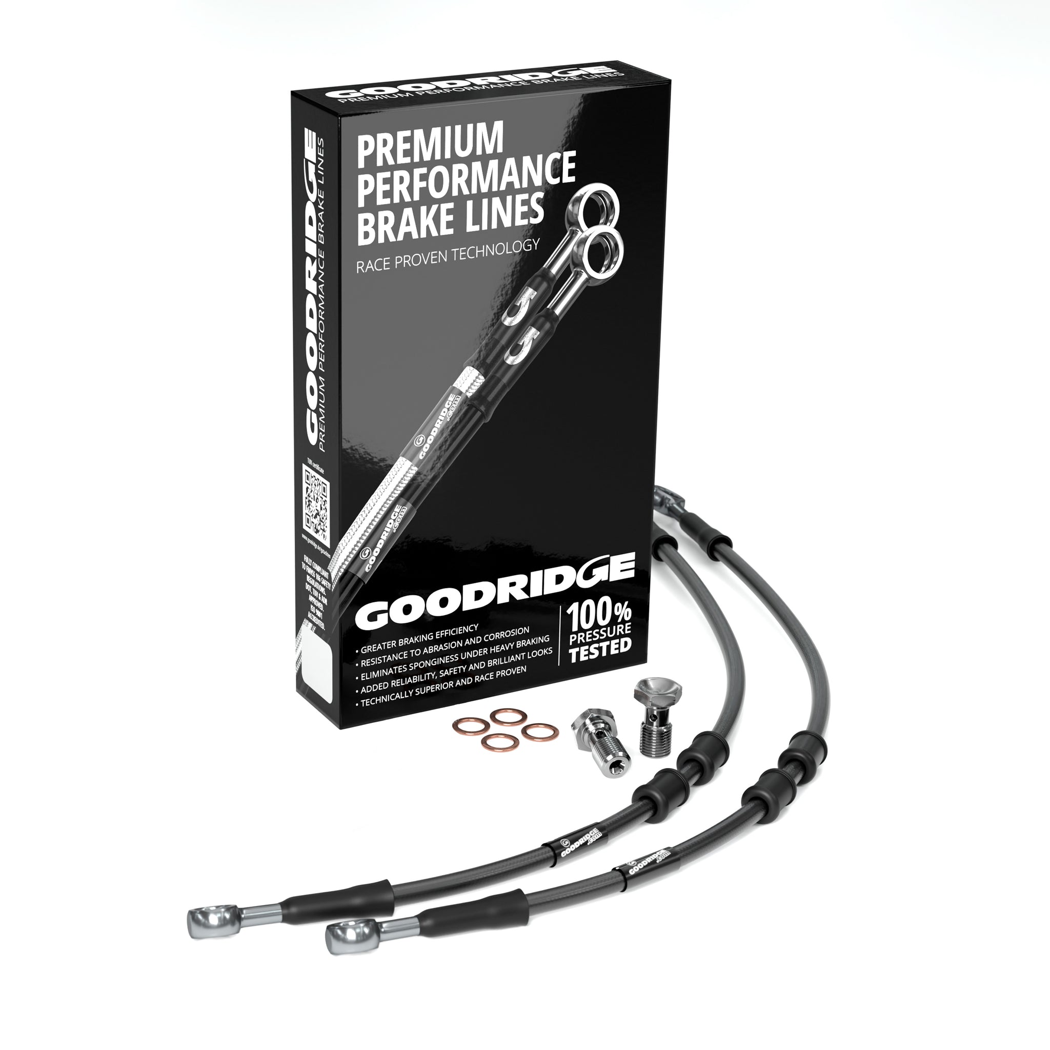 FRONT PERFORMANCE BRAKE HOSE KIT FOR HARLEY DAVIDSON XG750A STREET ROD (NO ABS) 17-20 Harley Davidson