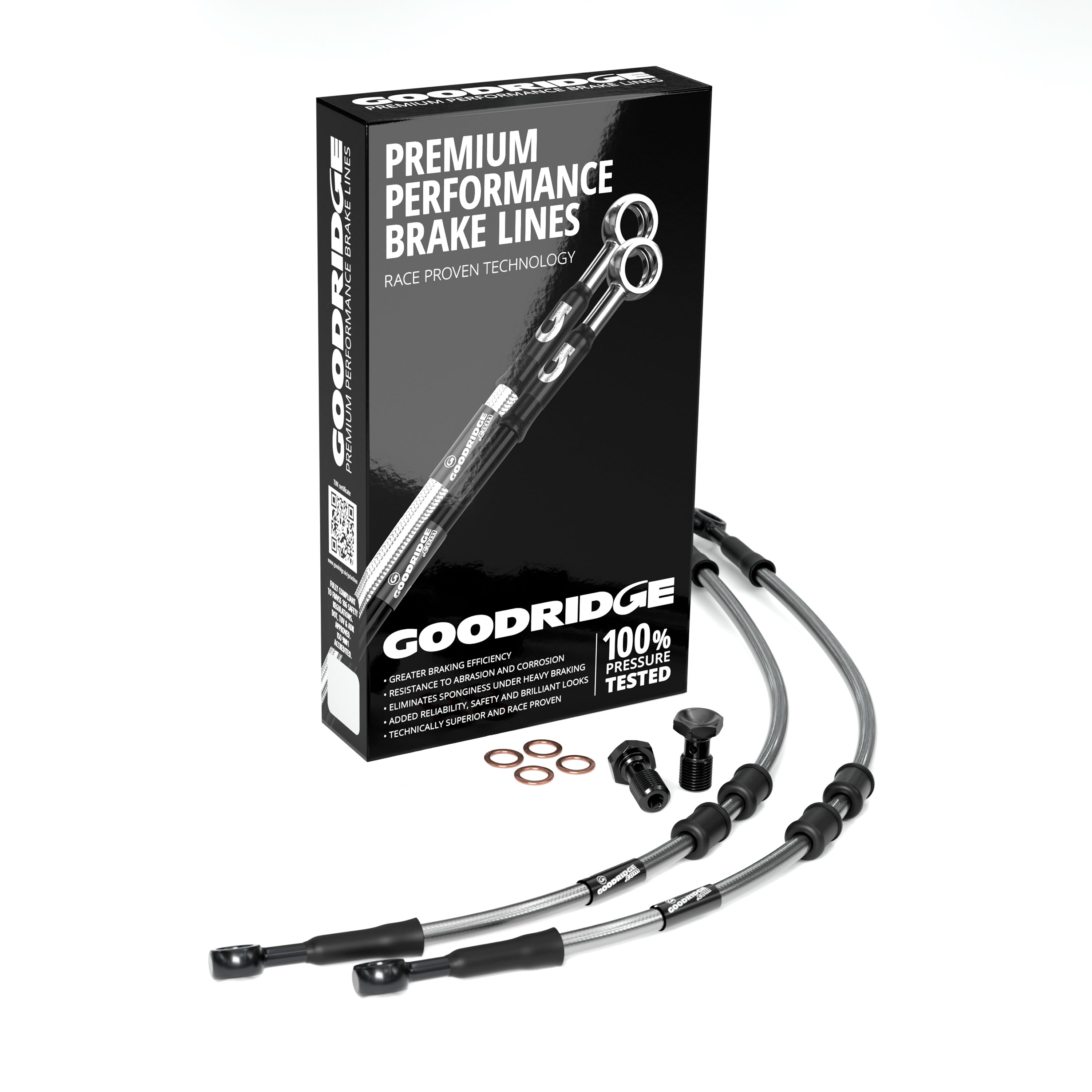 FRONT PERFORMANCE BRAKE HOSE KIT FOR HARLEY DAVIDSON XG750A STREET ROD (NO ABS) 17-20 Harley Davidson