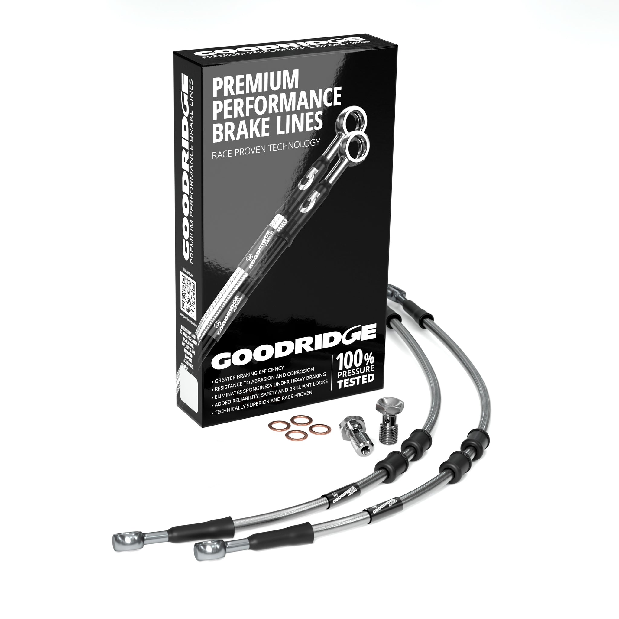 FRONT PERFORMANCE BRAKE HOSE KIT FOR HARLEY DAVIDSON XG750A STREET ROD (NO ABS) 17-20 Harley Davidson