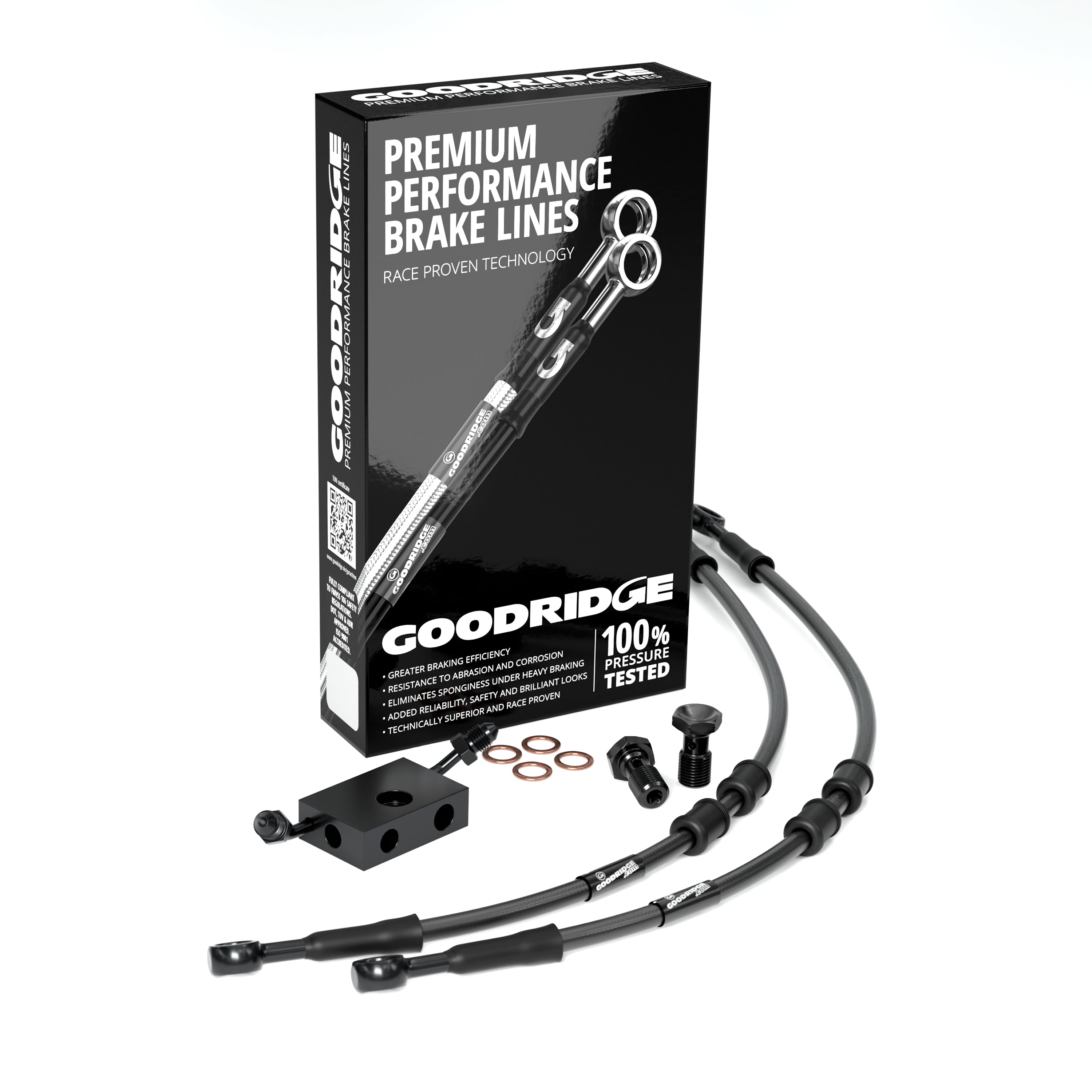 FRONT PERFORMANCE BRAKE HOSE KIT FOR HARLEY DAVIDSON FXCWC ROCKER (ABS) 11 Harley Davidson