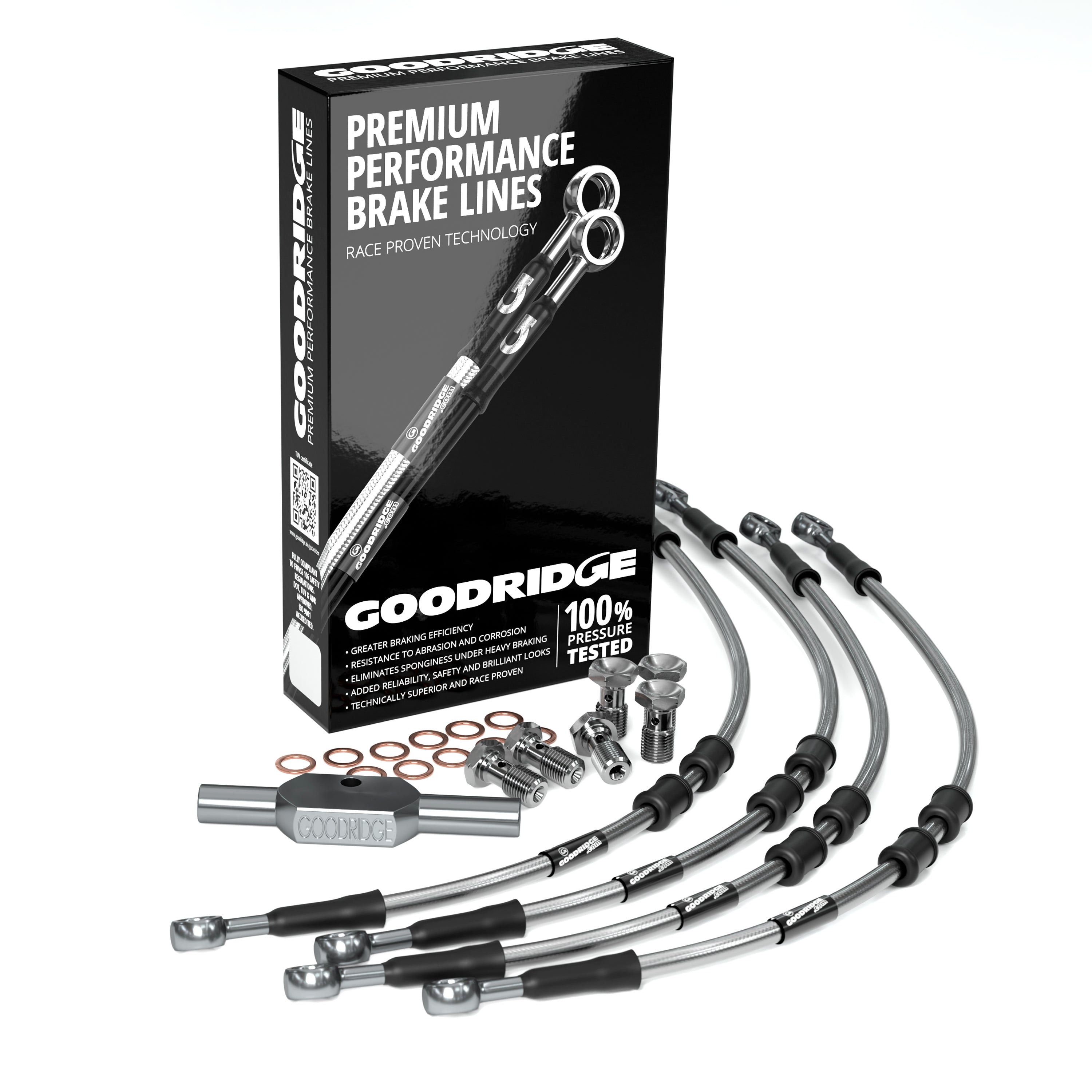 FRONT PERFORMANCE BRAKE HOSE KIT FOR HARLEY DAVIDSON FLHRSE5 CVO ROAD KING (ABS) 13 Harley Davidson