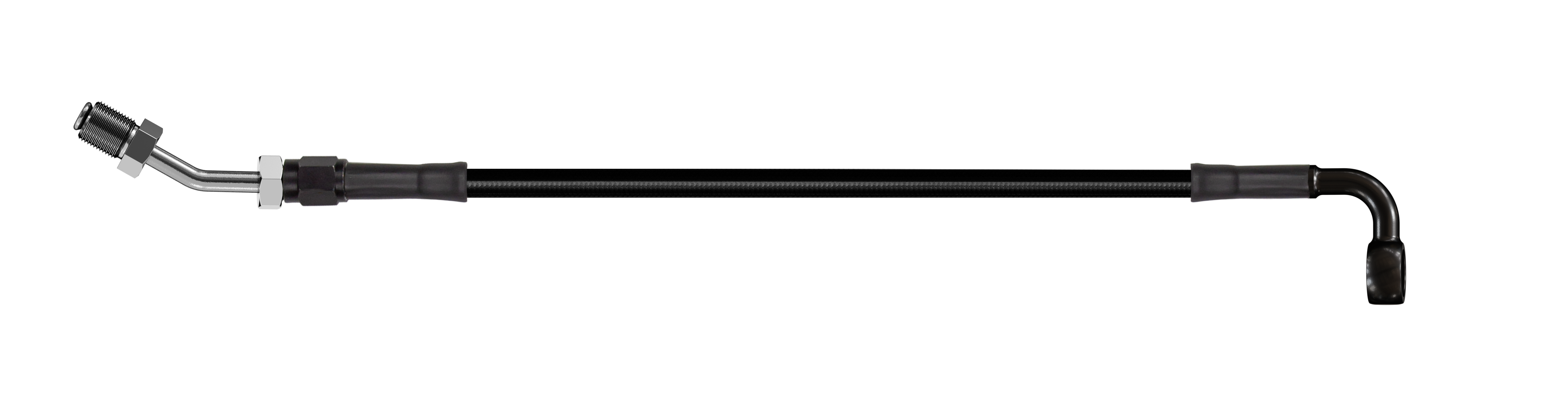 V-TWIN UNIVERSAL CLUTCH LINES WITH 90 DEGREE BANJO FITTING FOR HARLEY DAVIDSON 13-16 MODELS Goodridge