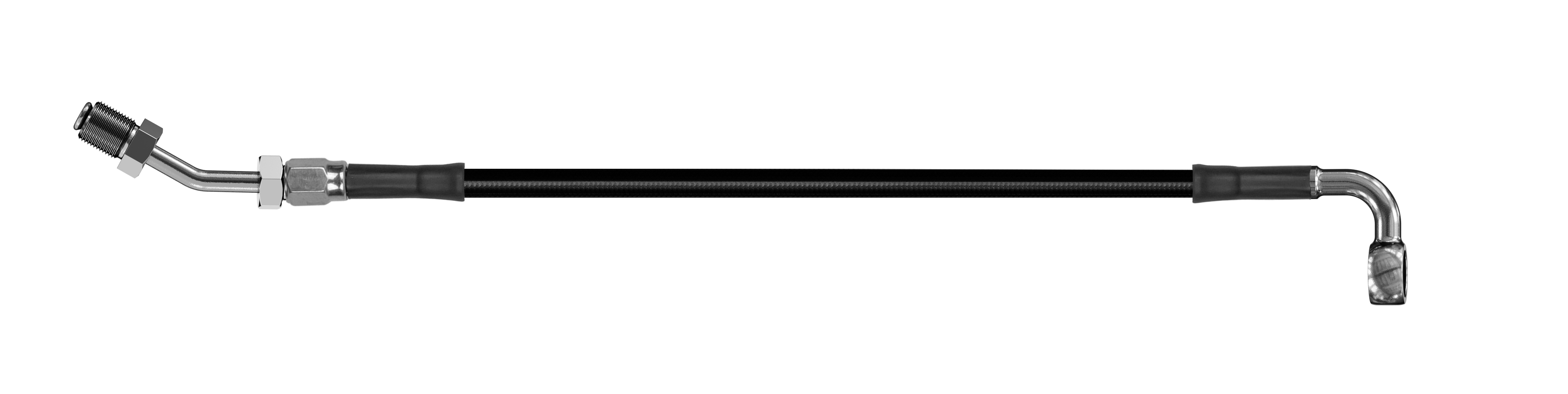 V-TWIN UNIVERSAL CLUTCH LINES WITH 90 DEGREE BANJO FITTING FOR HARLEY DAVIDSON 13-16 MODELS Goodridge