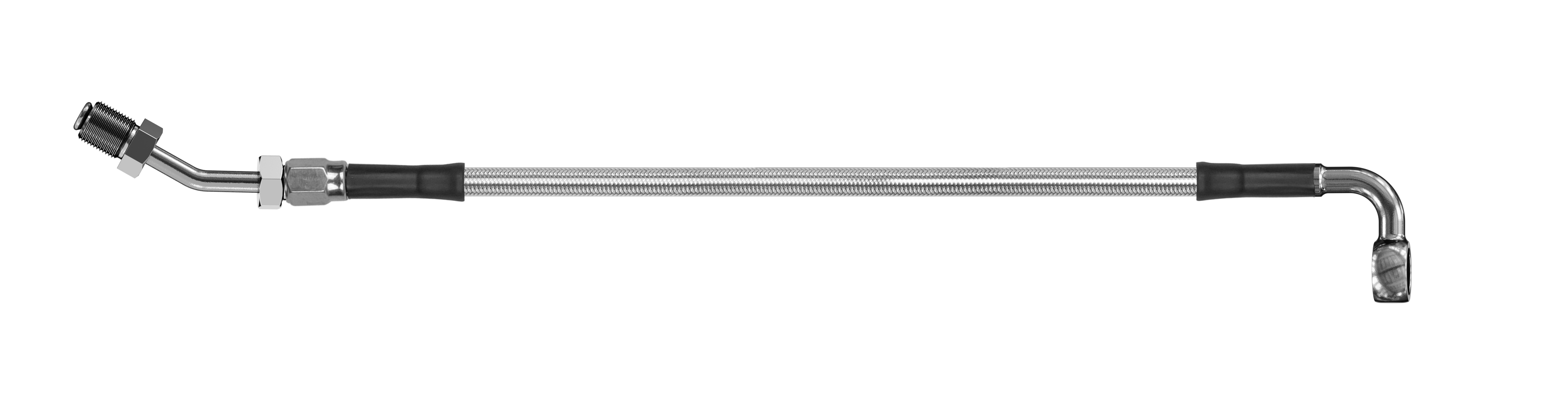 V-TWIN UNIVERSAL CLUTCH LINES WITH 90 DEGREE BANJO FITTING FOR HARLEY DAVIDSON 13-16 MODELS Goodridge