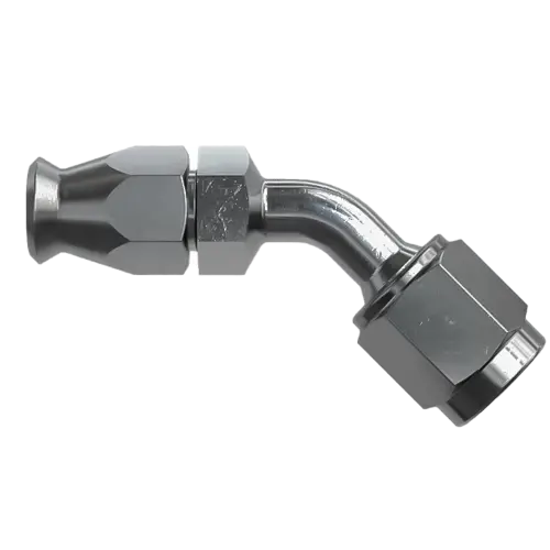 6046 - 45 degree  SWEPT TUBE FEMALE SWIVEL CONCAVE SEAT - JIC/UNF