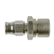 754 - FIXED FEMALE BULKHEAD CONVEX SEAT CIRCLIP GROOVE - METRIC - Goodridge