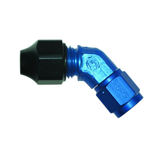 HL822 - 45 degree FEMALE SWIVEL FITTING - JIC/UNF