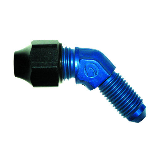 HL837 - 45 degree MALE BULKHEAD FITTING - JIC/UNF