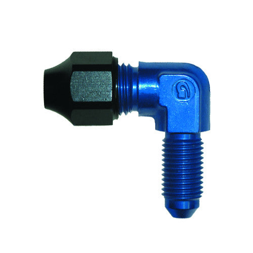 HL843 - 90 degree  MALE BULKHEAD FITTING - JIC/UNF - Goodridge